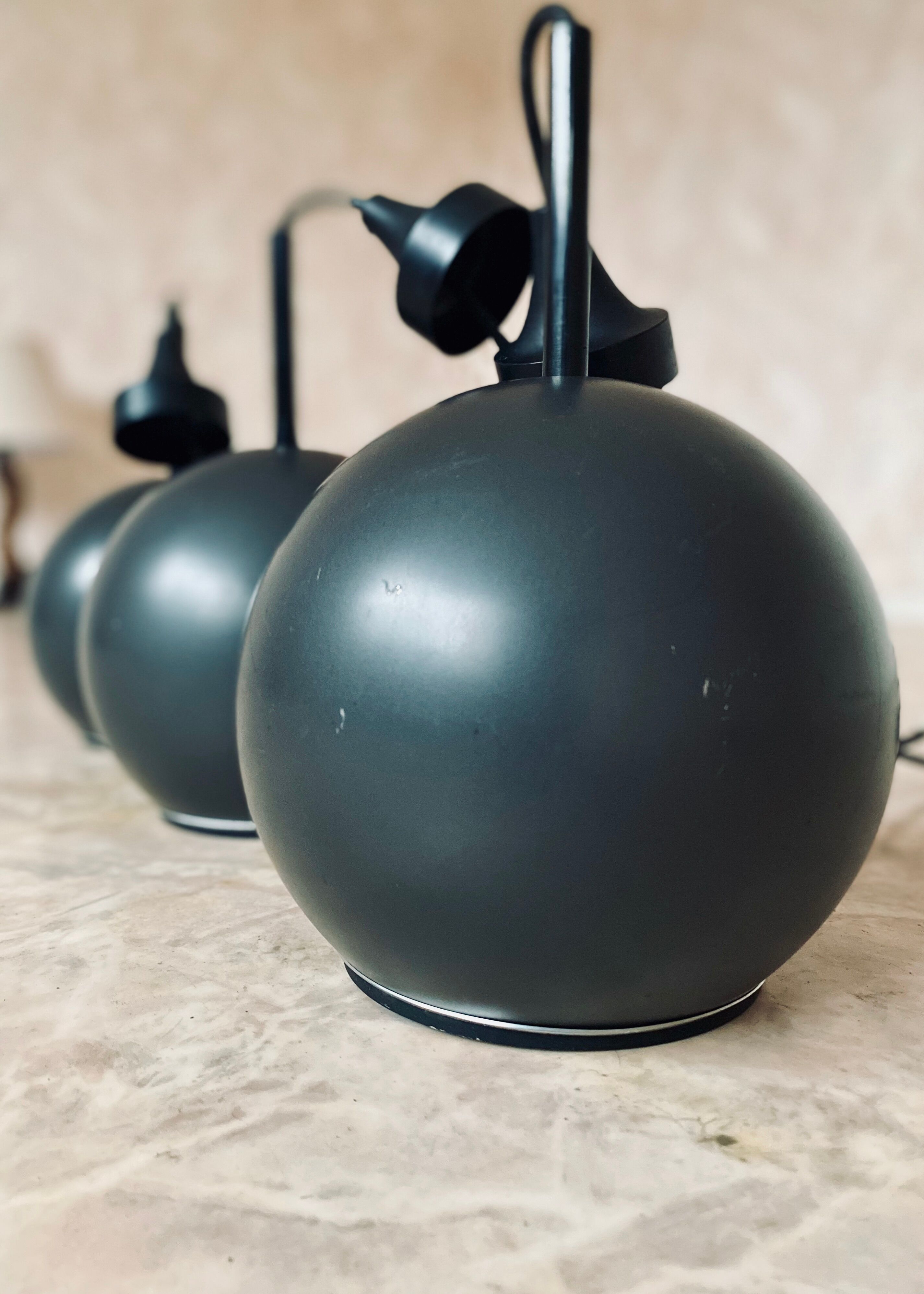 Suspensions boules vintage