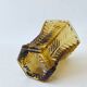 Old amber glass vase
