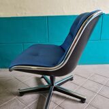 Blue Pollock Knoll armchair