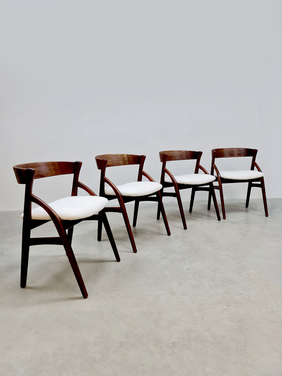 Vintage dining armchairs Denmark 1960