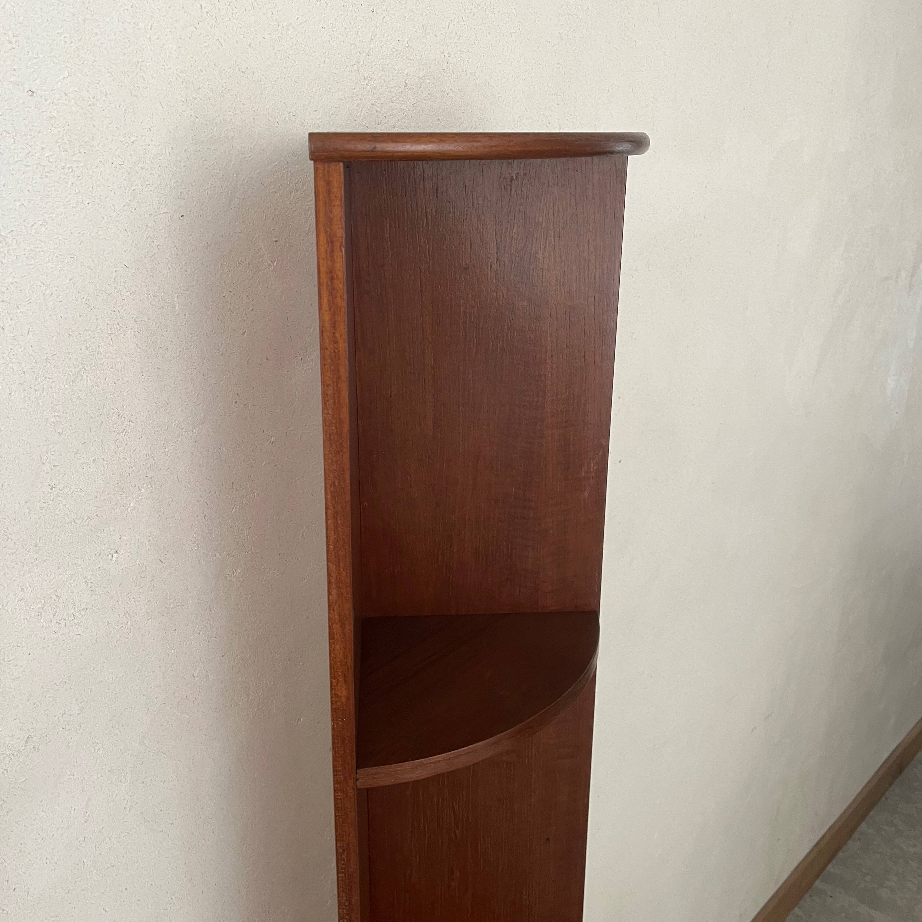 Vintage wooden corner cabinet