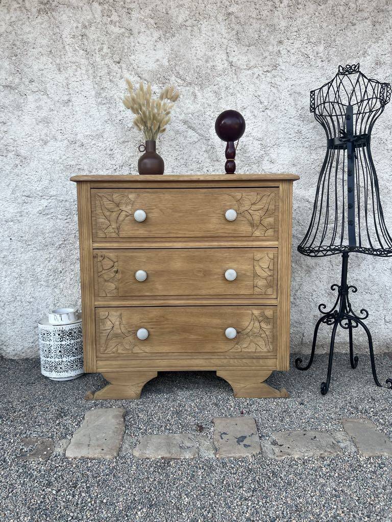 art deco chest of drawers
