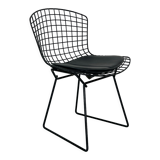 Chaise d’appoint Bertoia en noir