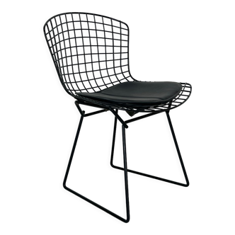 Chaise d’appoint Bertoia en noir
