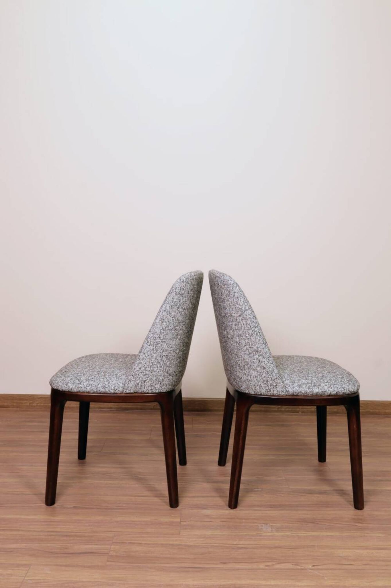 Ensemble de 6 chaises de salle à manger couleur sucre brun granola