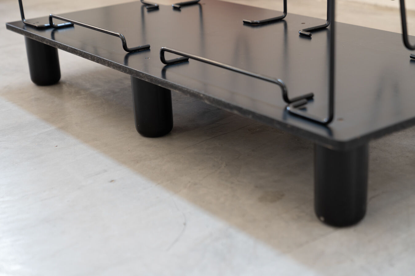 Canapés et poufs en cuir prange par Mario Marenco pour Arflex, 1970