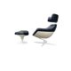 Auckland lounge chair and ottoman by Jean Marie Massaud for Cassina