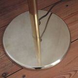 70's brass reading floor lamp
