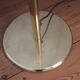 Brass reading floor lamp, 1970s