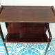 Table is varnished wood magazines