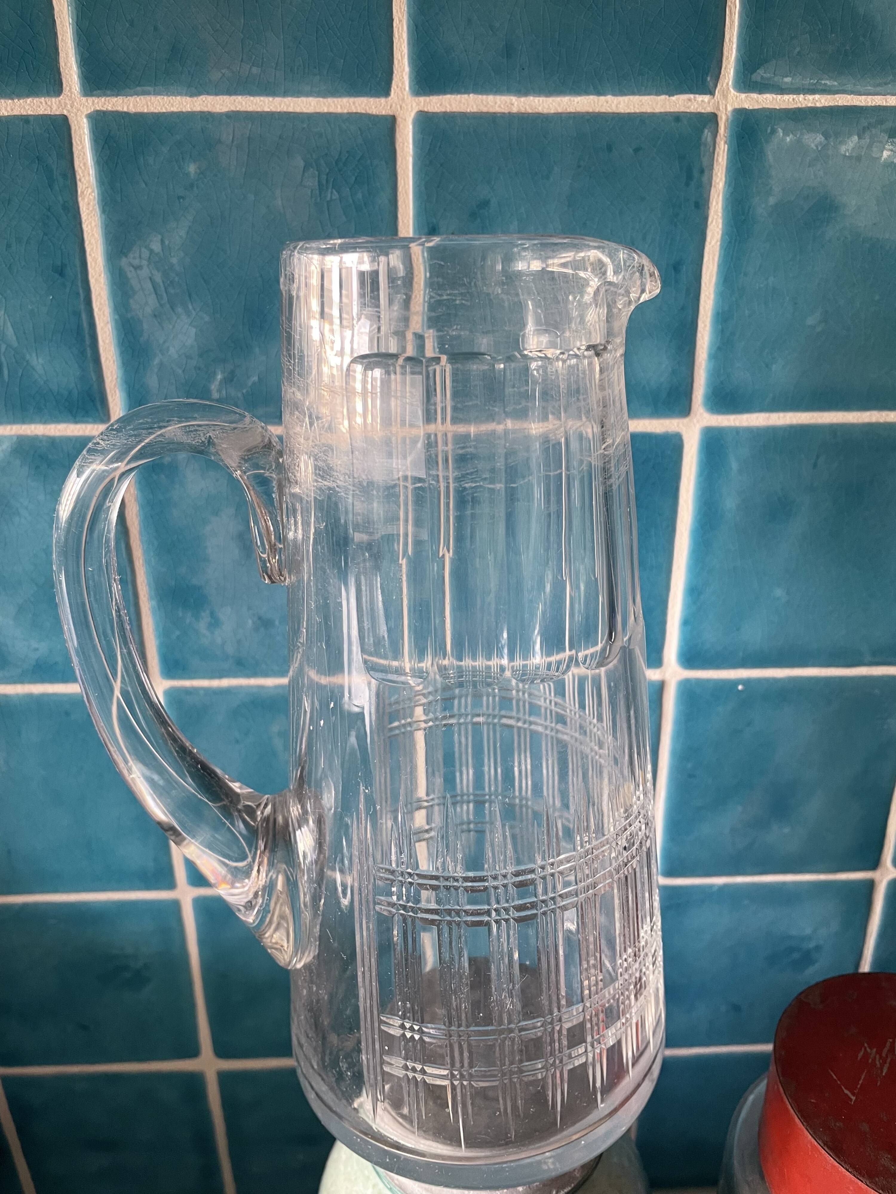 Baccarat water jug, Nancy model