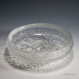 Frosted glass bowl 'Lunaria' by Tapio Wirkkala for Iittala 1972
