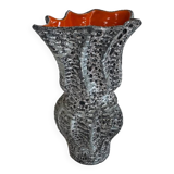 Large fat lava style vase