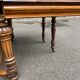 Henri II extendable dining table in solid walnut from the 19th century, 310cm.