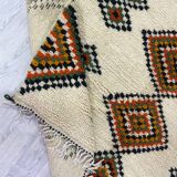 Handmade wool berber rug 275 x 165 cm