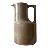 Enamelled ceramic carafe, high-fired stoneware, registered design.
