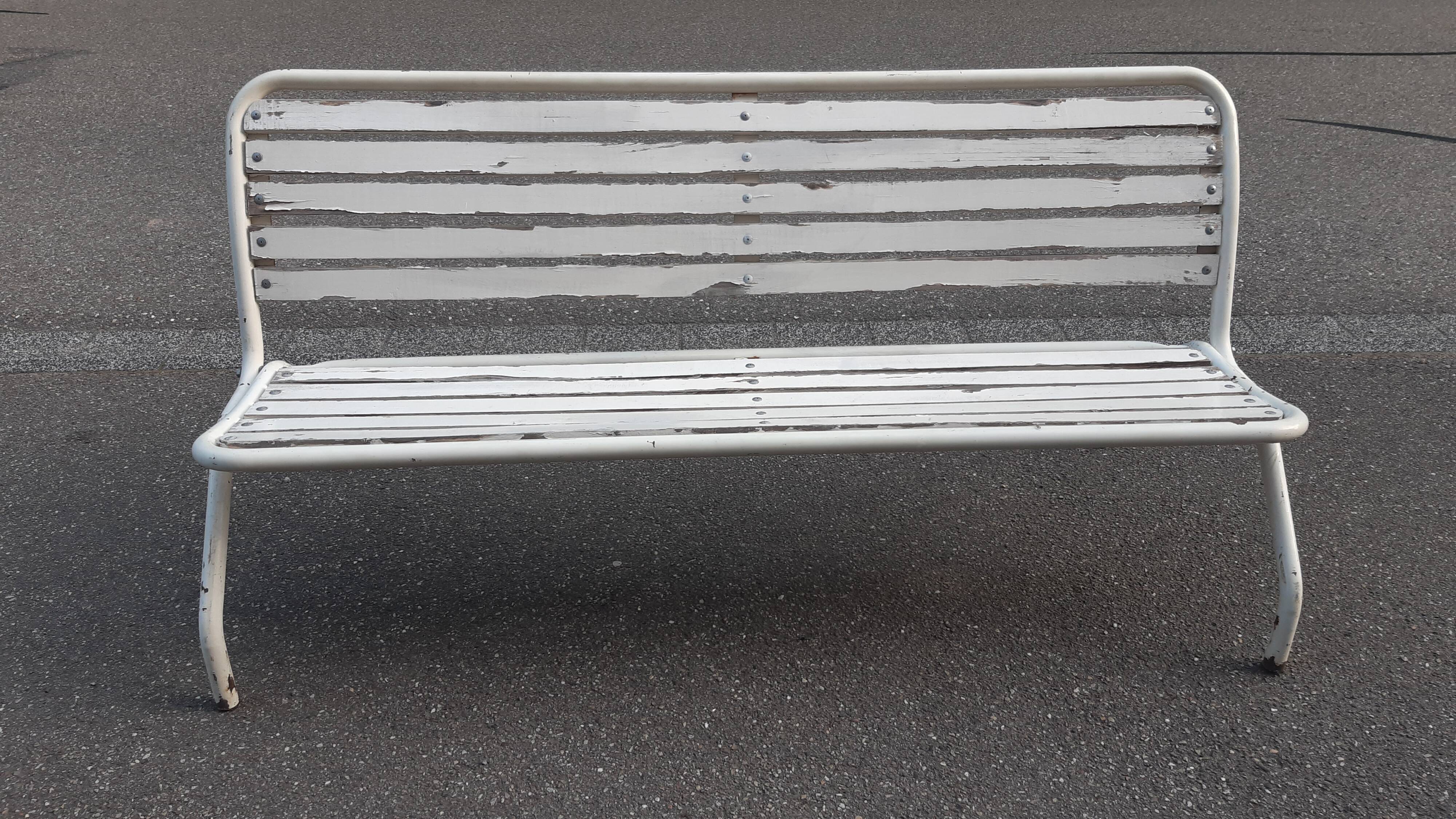 Foldable vintage garden bench