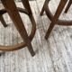 Pair of Henri Bataille stools in oak