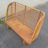 Rattan bed basket