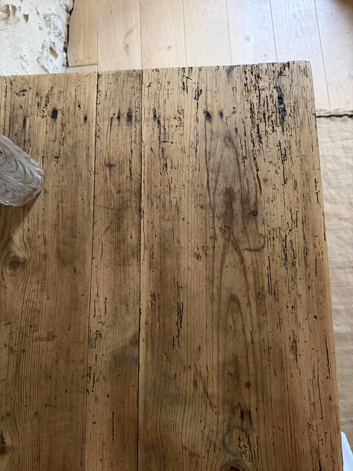 Renovated farmhouse coffee table