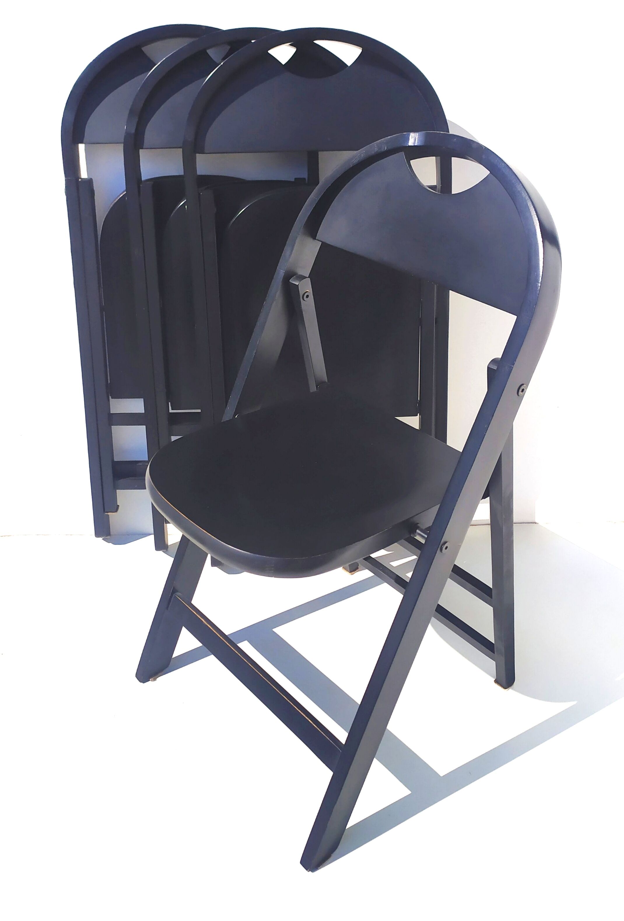 "Tric" chairs par Achille Castiglioni pour BBB Bonacina, 1965