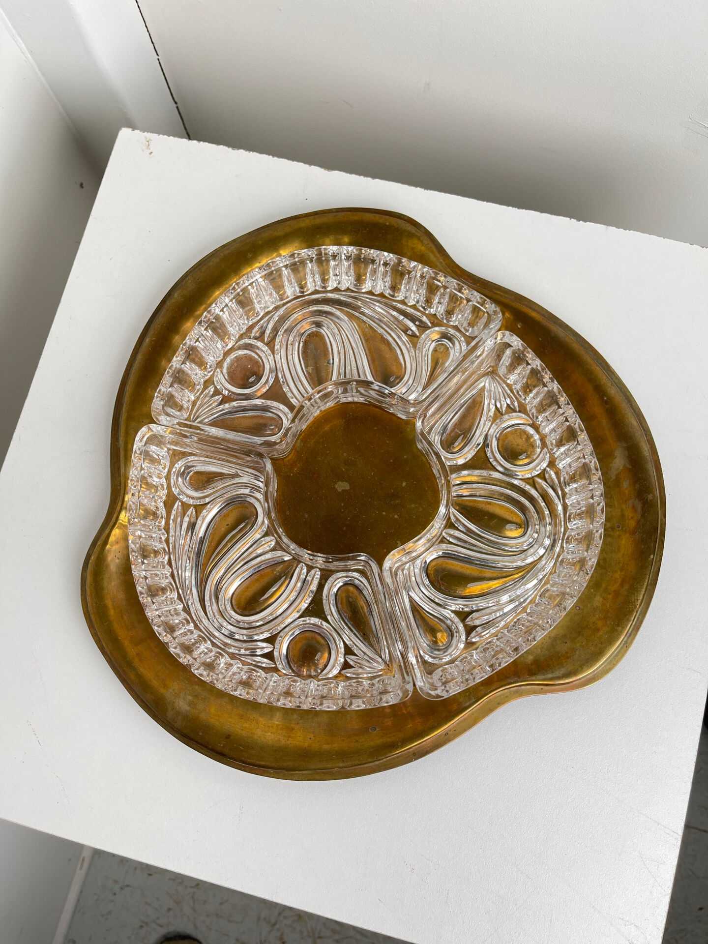 Art Deco aperitif serving platter