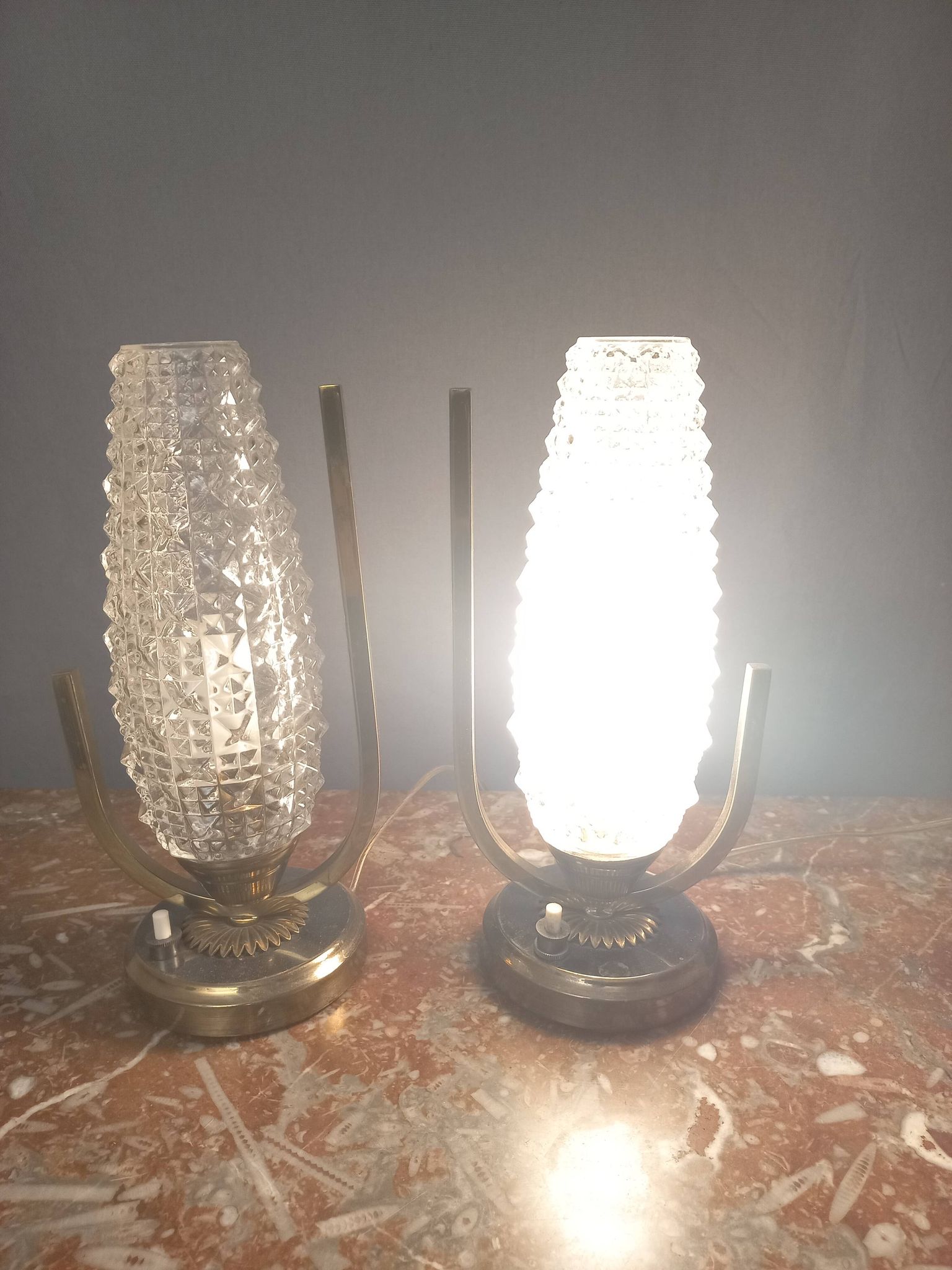 Pair of designer lamps