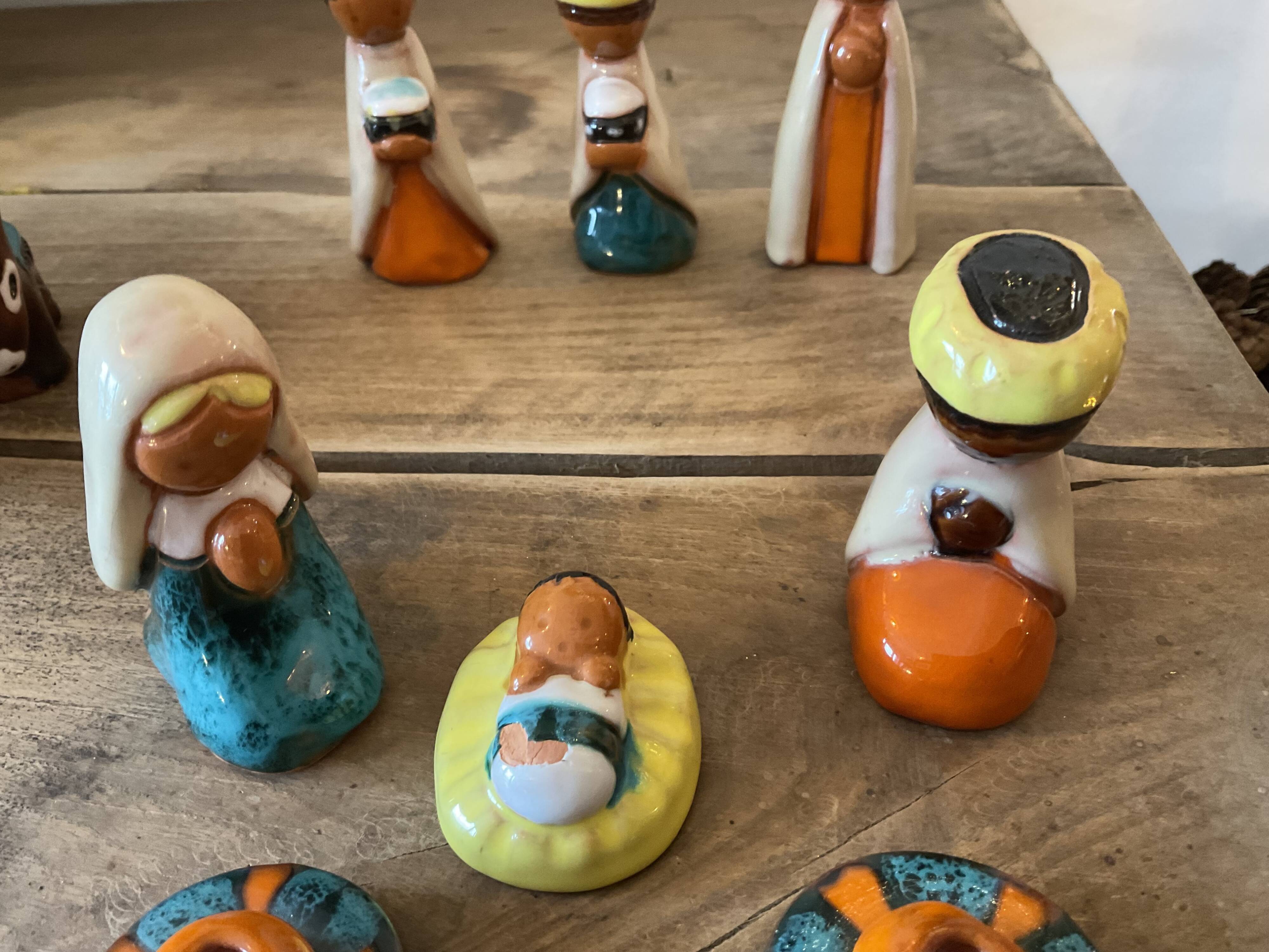 Nursery characters. Benedictine religious creations of Jouarre