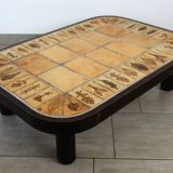 Herbarium Coffee Table by Roger Capron, Vallauris, 1970s