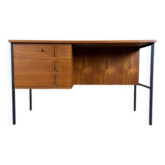 60s 70s teak desk by Günter Renkel for Rego Mobile Germany