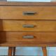 Compass feet bedside table