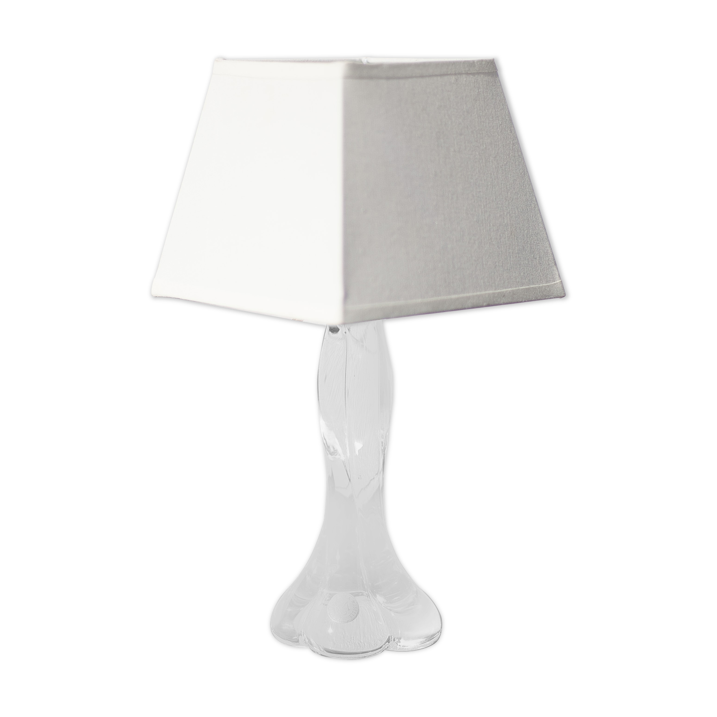 vintage crystal lamp, bedside lamp, Moselle crystal table lamp, interior décor