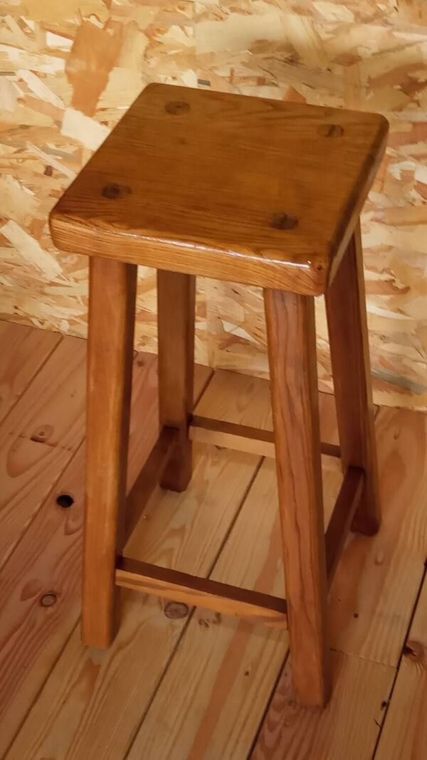 Tabouret de bar en chêne