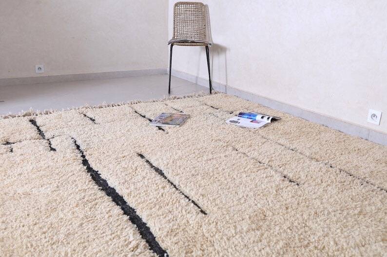 Tapis en laine taille 2/2 m