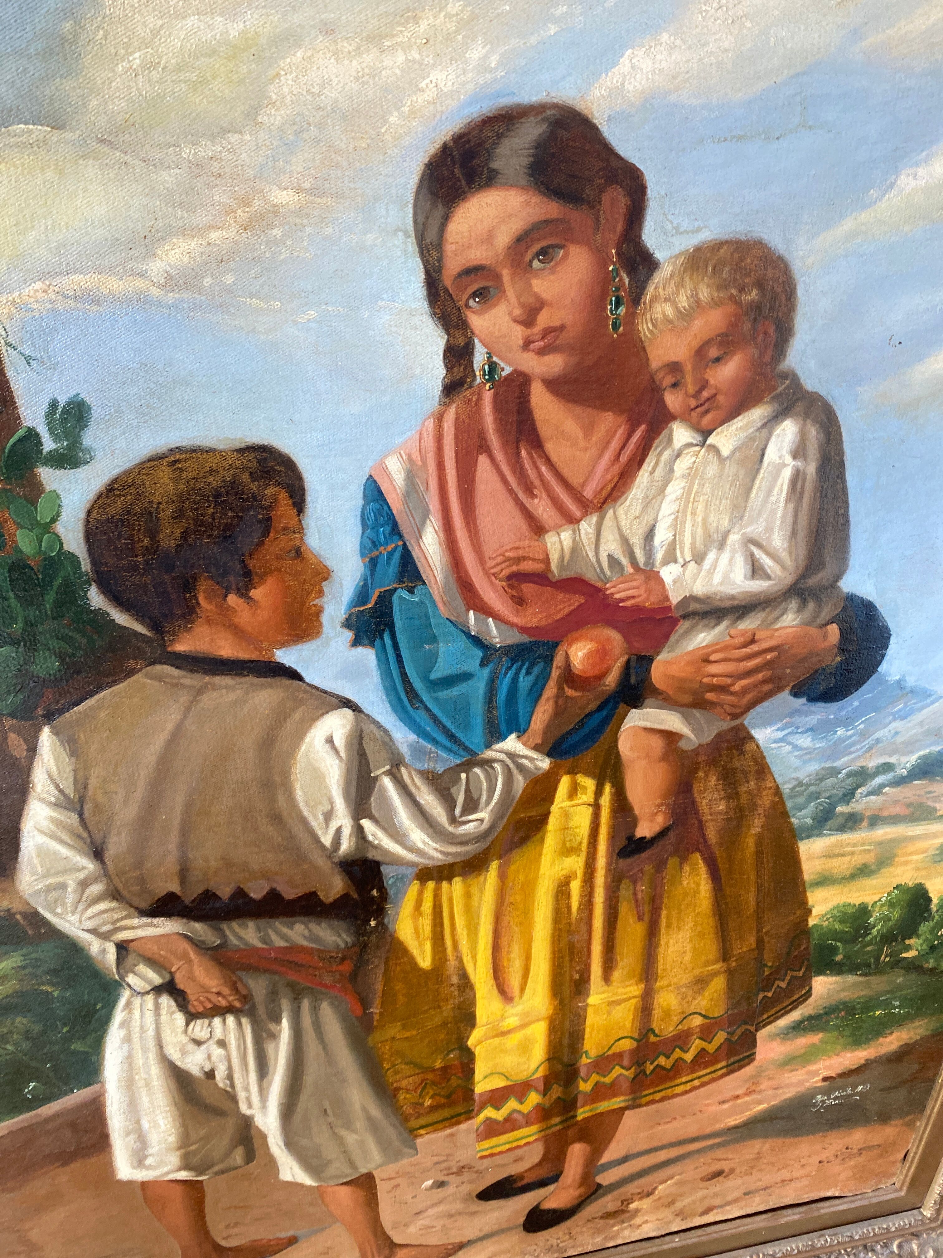 South American family portrait 1869