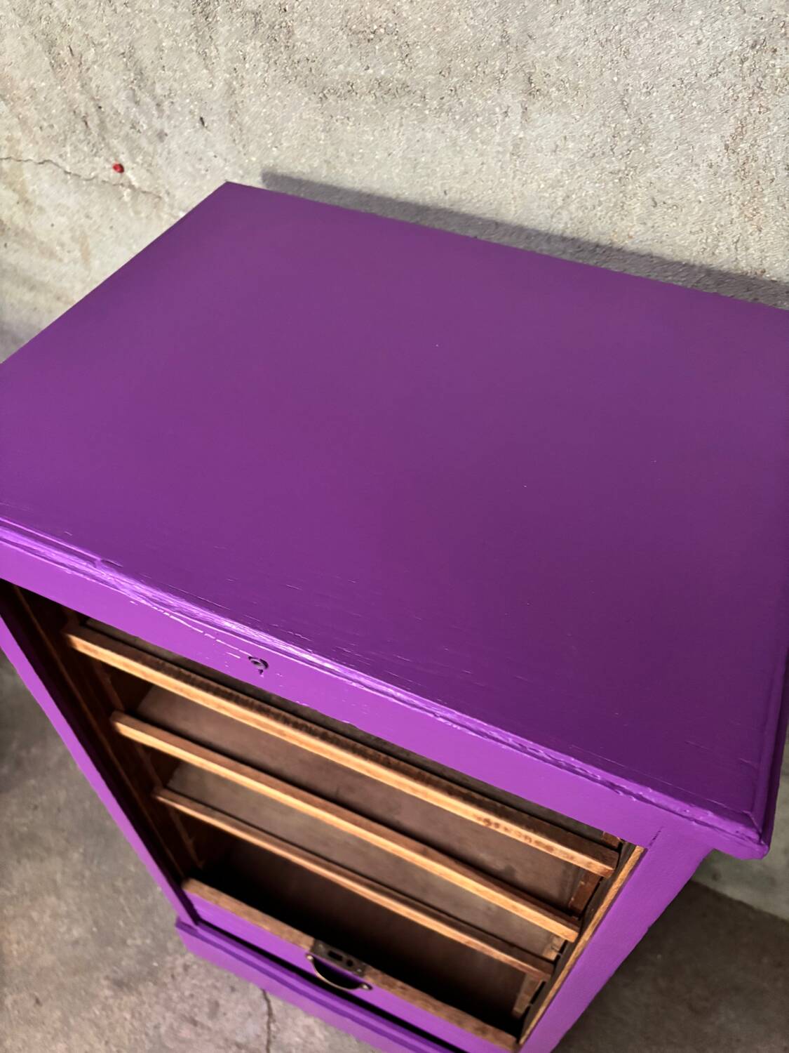 Purple notary cabinet / filing cabinet