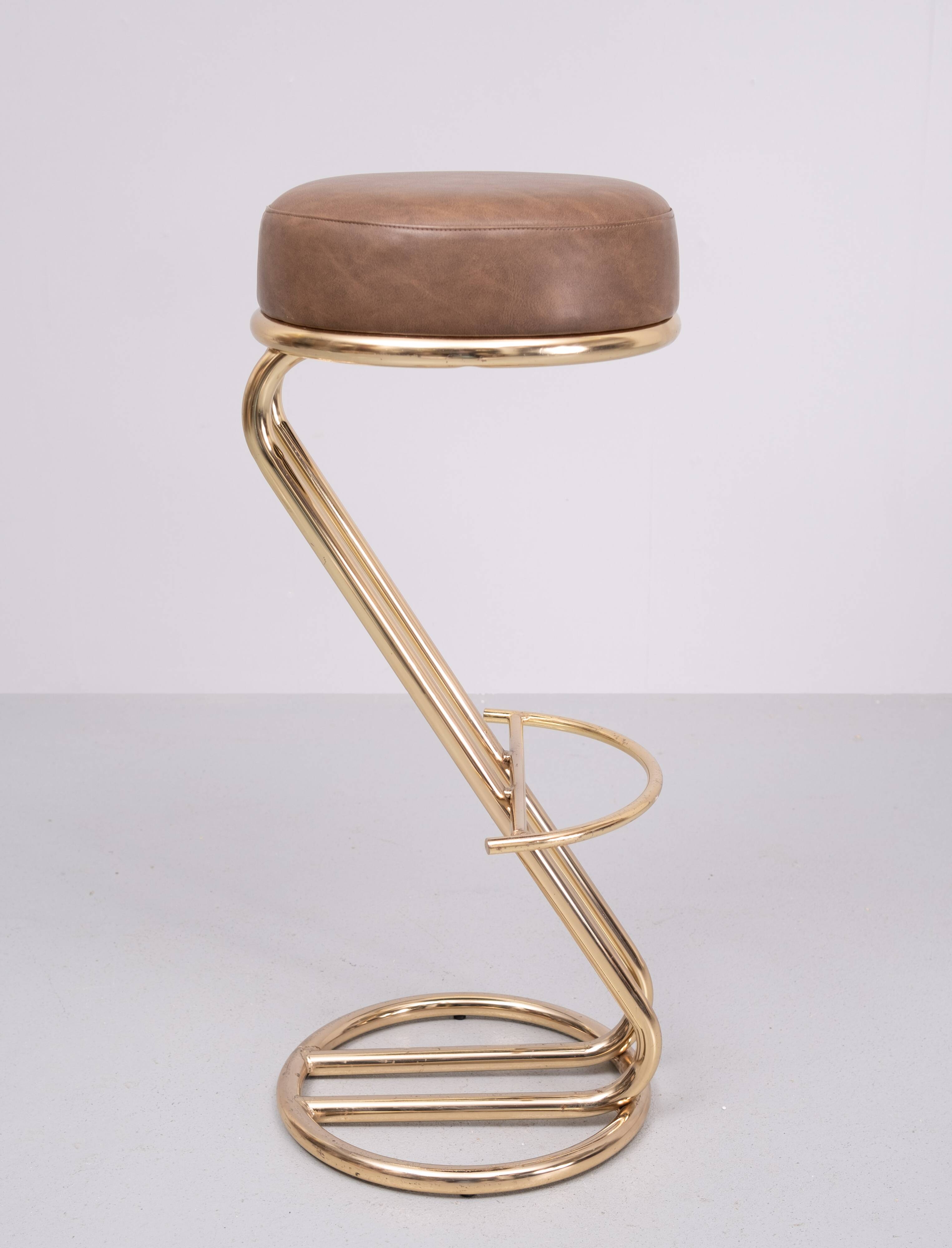 After Louis Sognot design bar stool 1980s France