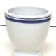 Lot de 3 coquetiers porcelaine d'Auteuil