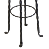 Set of 4 brutalist vintage stools 'Villingen'