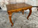 Louis xv style writing table nightstand wood + drawer 19th century walnut vintage