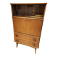 Vintage Scandinavian beech wood secretary
