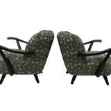 Art Deco Armchairs, 1950s, Set of 2