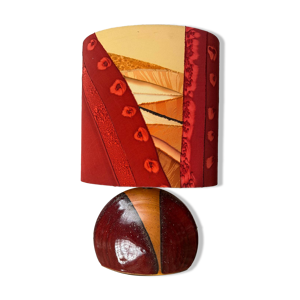 Lampe artisanale céramique - soie