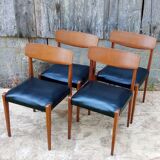 4 Scandinavian chairs from the 60s