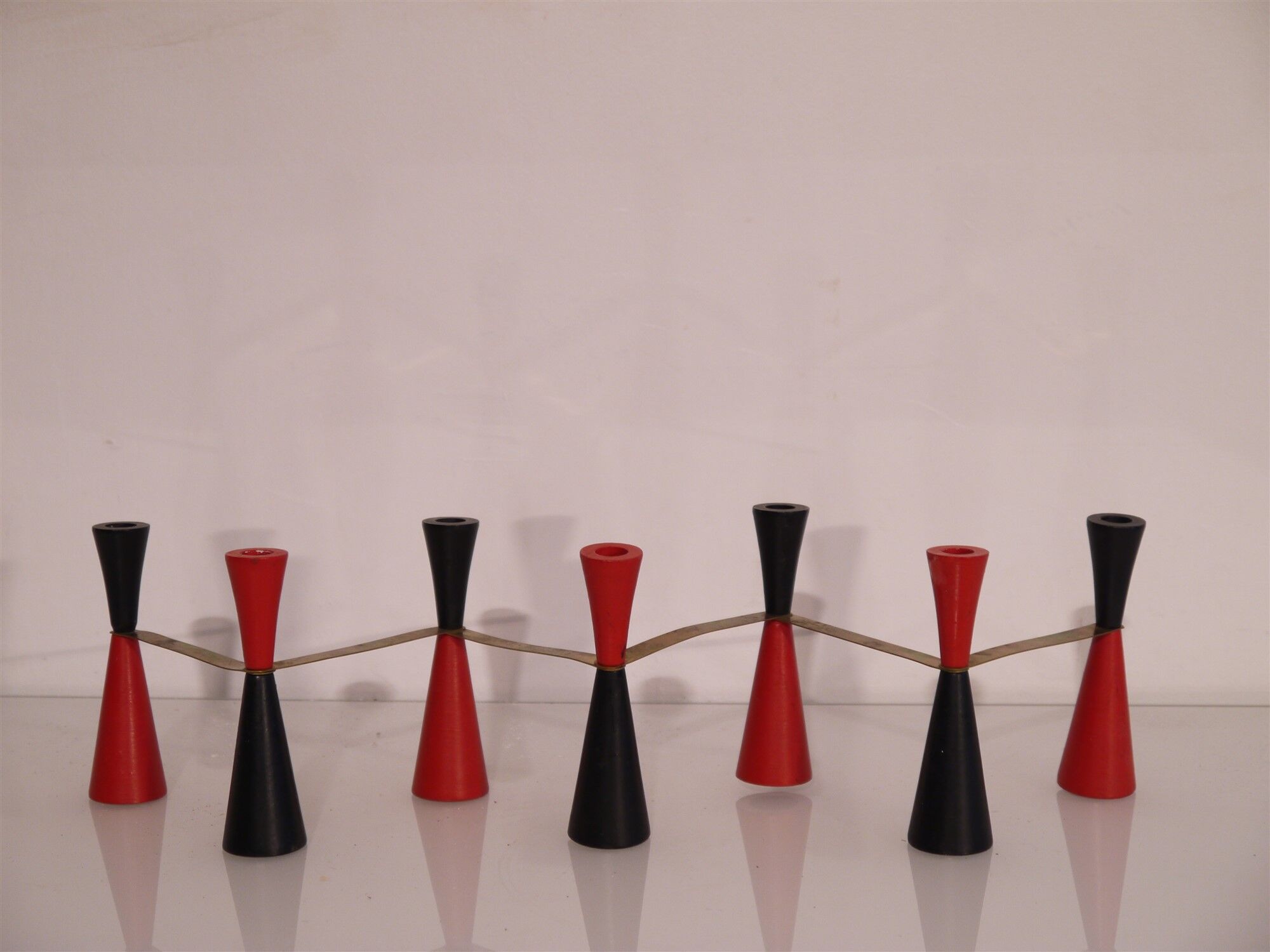Candlestick modular wooden