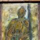 Old knight painting