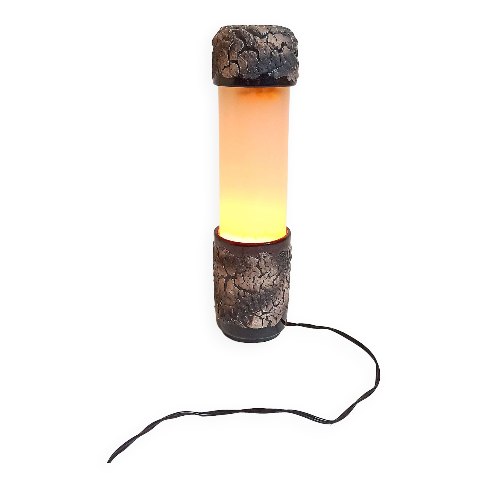 Ceramic lamp Fat Lava Luc Vallauris 70s