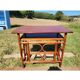 Bureau en bambou et rotin