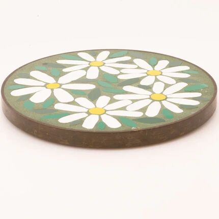Vintage bohemian daisy placemat