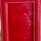 Pair of vintage red photo holder frames